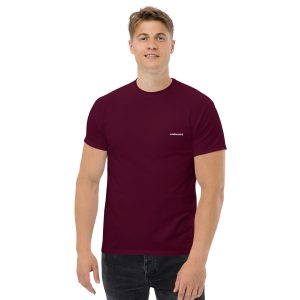 unisex classic tee maroon front 66e595f9ebcb3.jpg